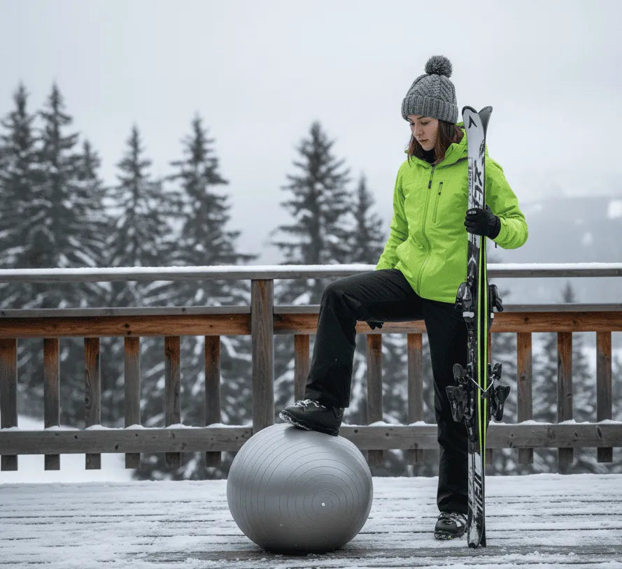 Ski Conditioning: 10 Swiss Ball Exercises to Prep for the Slopes